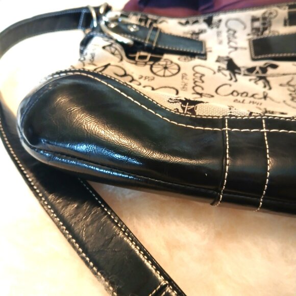 COACH - 2009 Crossbody Canvas and Leather - Picture 8 of 16